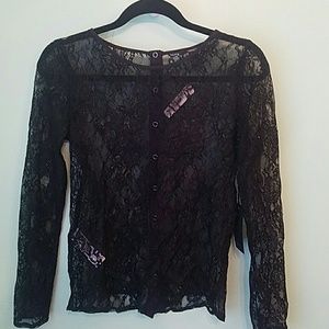 Nwt forever 21 s black shirt blouse